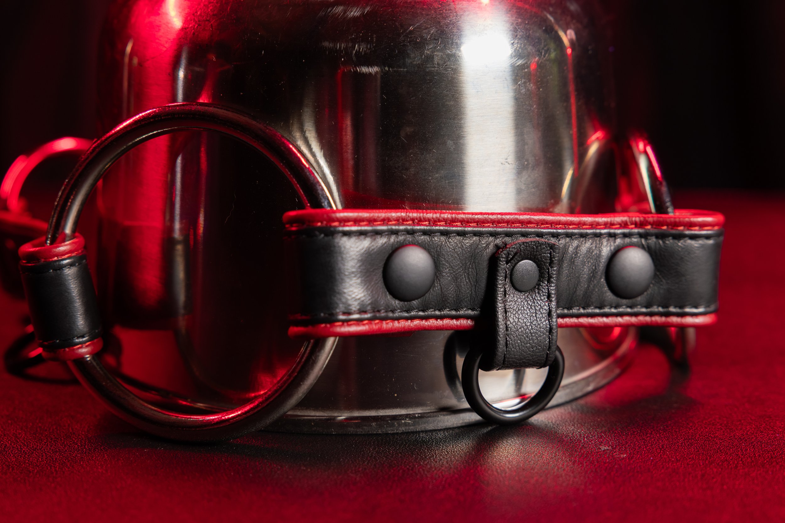 Ruby - Red and Black Styx Harness