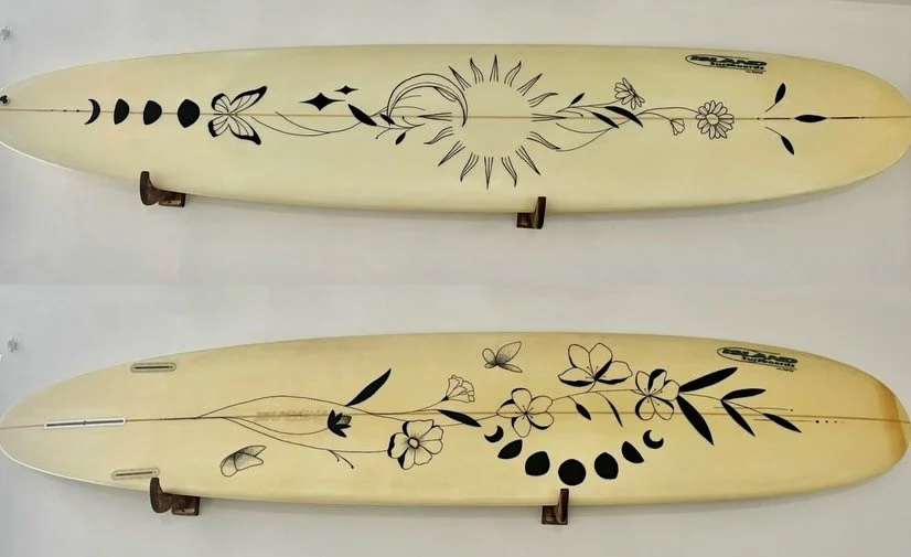 some of my surfboard paintings, functional and decorative

now taking commissions!