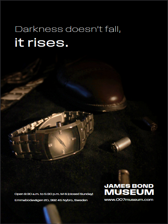 James Bond Museum Poster.