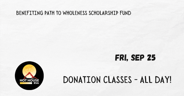Fundraiser Day | Donation Classes ALL day!