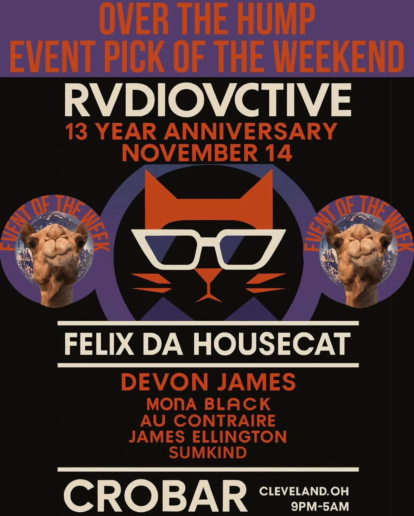 ‼️Over The Hump - Event of the Weekend ‼️
We are excited to launch &ldquo;Event of the Weekend&rdquo;, our new weekly highlight where we share what we are looking forward to the most. For our inaugural post, we are excited to spotlight RVDIOVCTIVE&rs