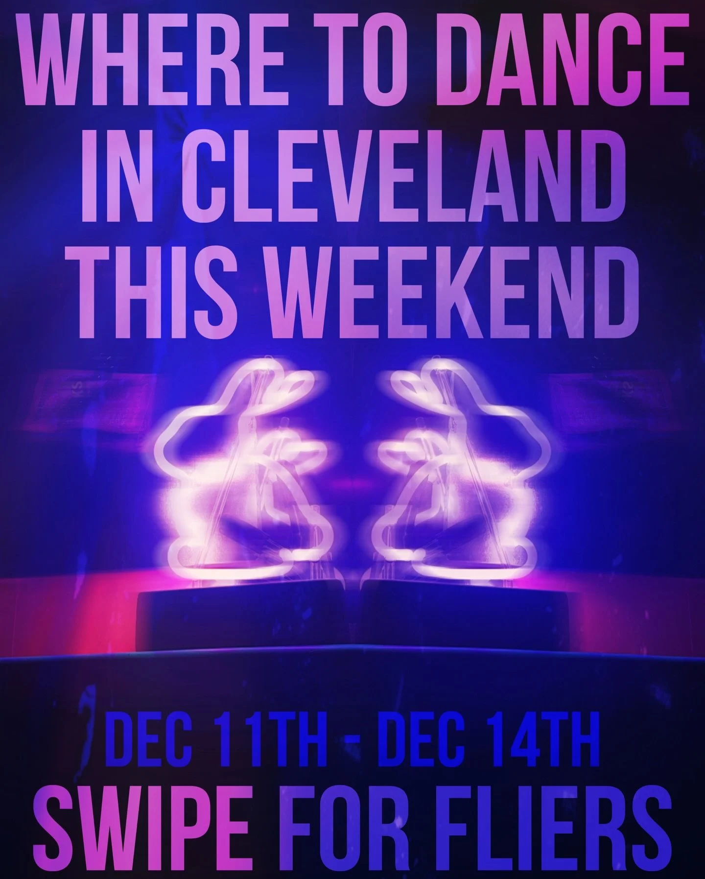 WHERE TO DANCE IN CLEVELAND (and Akron) THIS WEEKEND
✨What parties do you have your eyes on this weekend????👀

The party never stops in the city. Another week with plenty of parties to choose from. Last weekend we didn&rsquo;t go out, but instead to