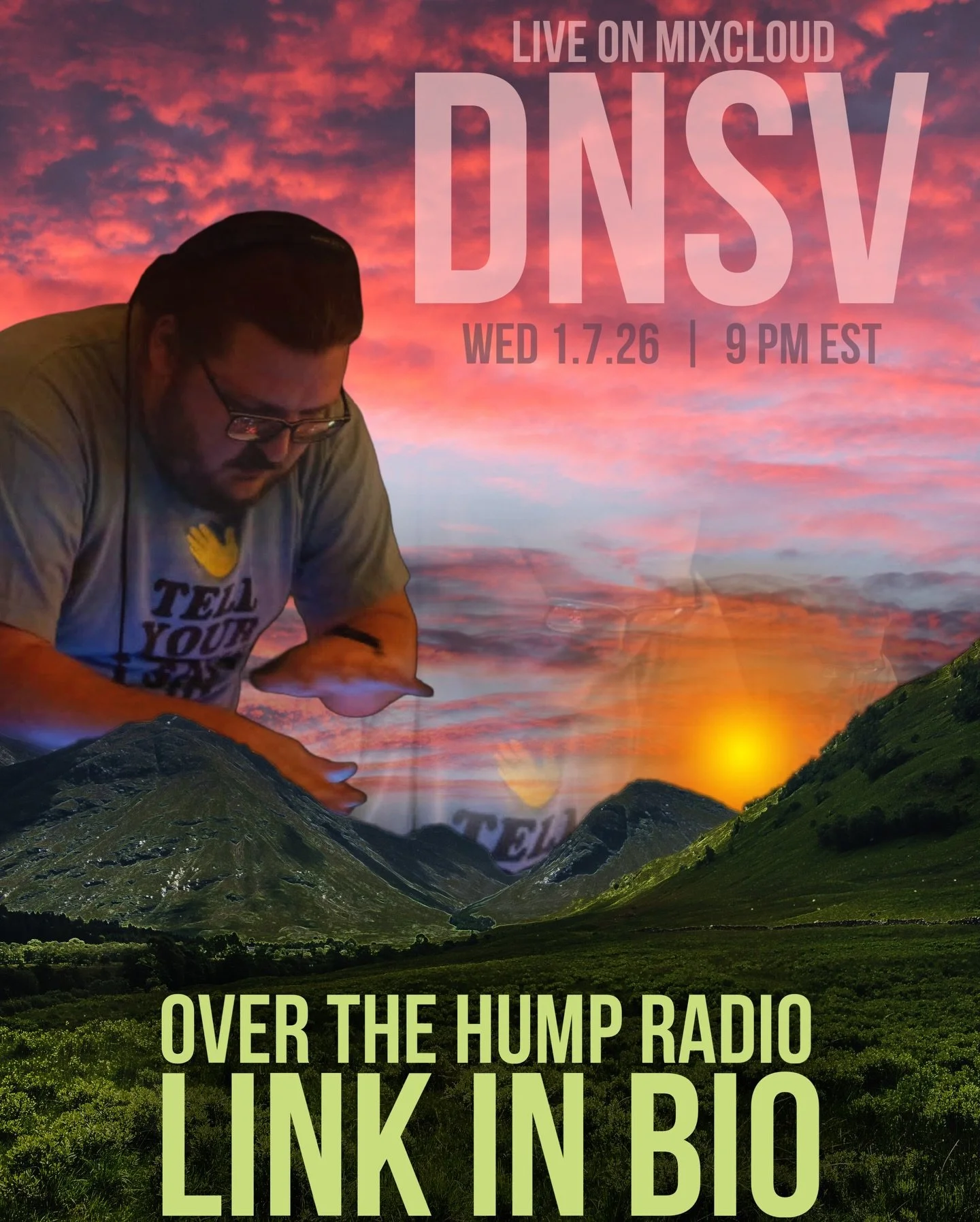 Tomorrow night on OVER THE HUMP RADIO &mdash; DNSV
1.7.25
9 PM EST

We are bringing @dnsvalex into the DEN for the very first time! Come hang out with us tomorrow live on MixCloud 🔗 link in bio 🔗 

Born, raised in Chisinau, Moldova, and now residin