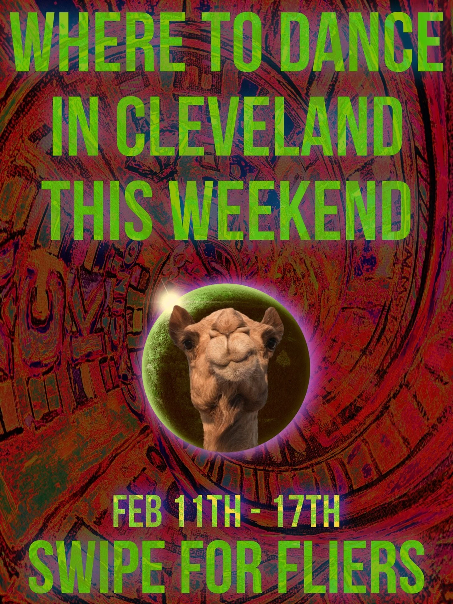 🪩WHERE TO DANCE THIS WEEKEND IN CLEVELAND🪩
Feb 11th-17th (SWIPE FOR FLIERS)
✨
This weekend is absolutely PACKED! So much going on in Cleveland! There&rsquo;s a new TECHNO event happening at @noclasscle on Friday called 10SHN_ that is totally catchi