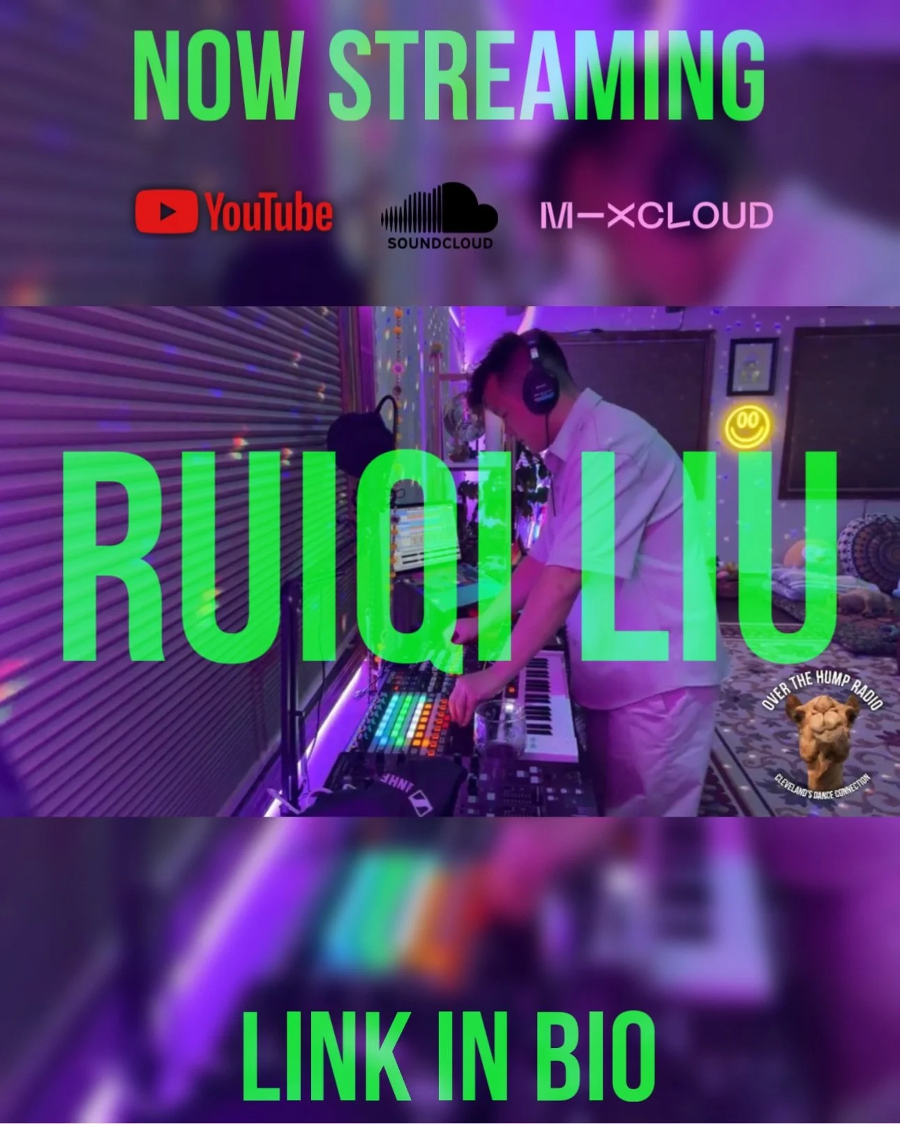 NOW STREAMING on YouTube, SoundCloud, and MixCloud 
~Link In Bio~

This past Wednesday @ruiqiliu_music blessed us in the studio with progressive deep house energy featuring live production and some of his own tracks. 

Ruiqi was born in China with a 
