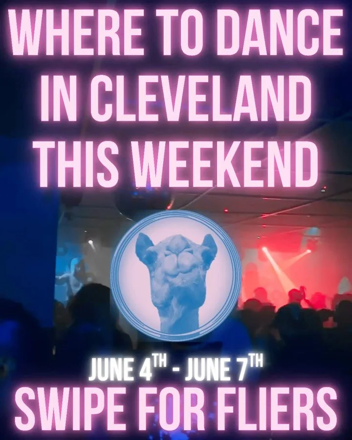 YOUR WEEKLY GUIDE TO THE DANCEFLOOR
🪩🪩🪩
Where to dance this weekend in Cleveland. We have a ticket giveaway currently open for Xenobiome at Crobar this Saturday. See last post for details (winner announced tomorrow!!). 

We also have some tickets 