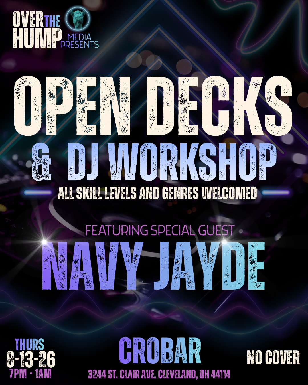 OVer the hump open decks &amp; dj workshop