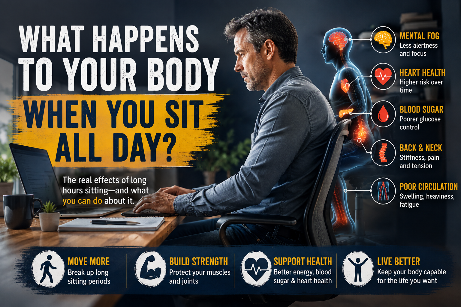 What Happens to Your Body When You Sit All Day?
