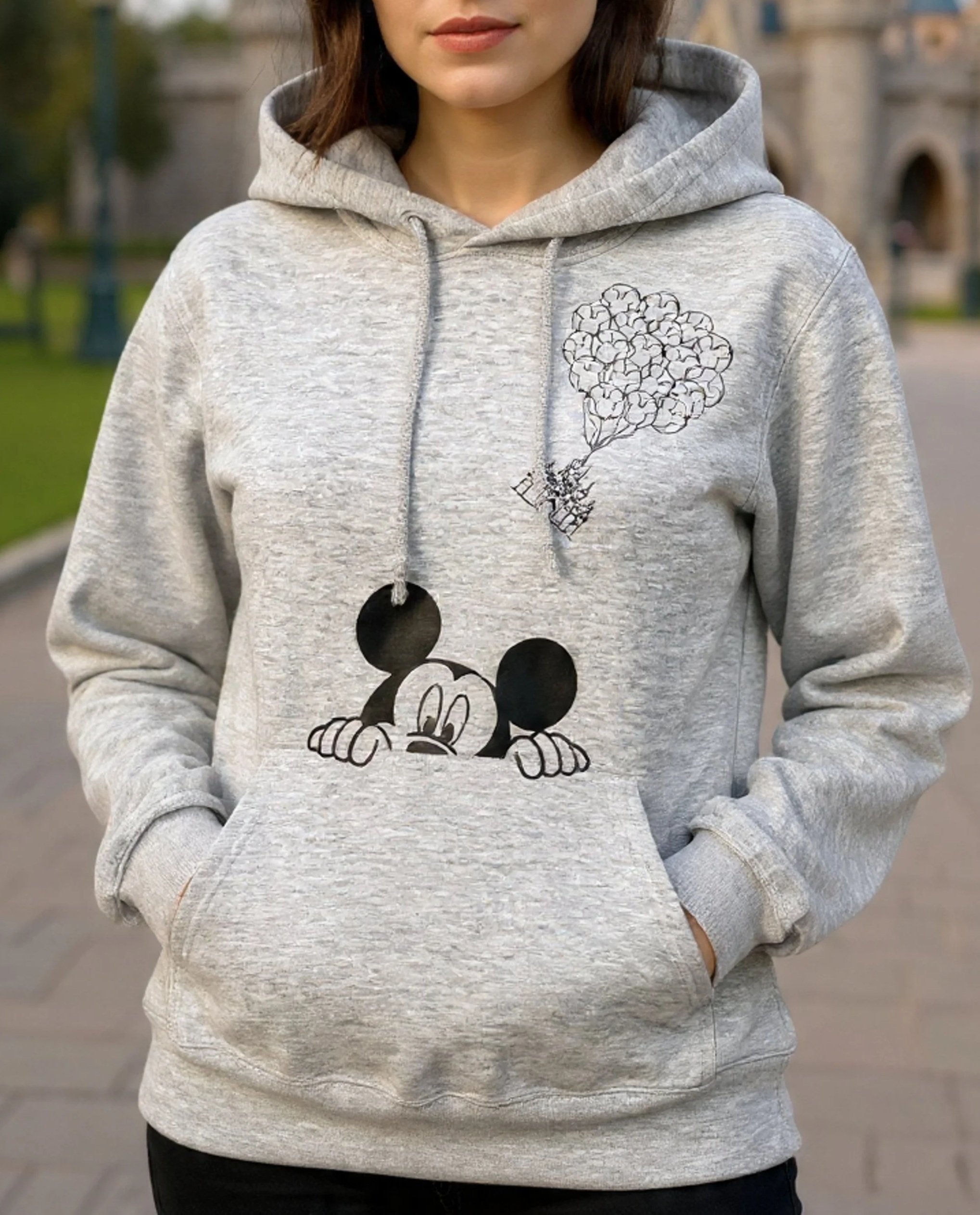 Peek‑a‑boo Mickey magic Hoodie