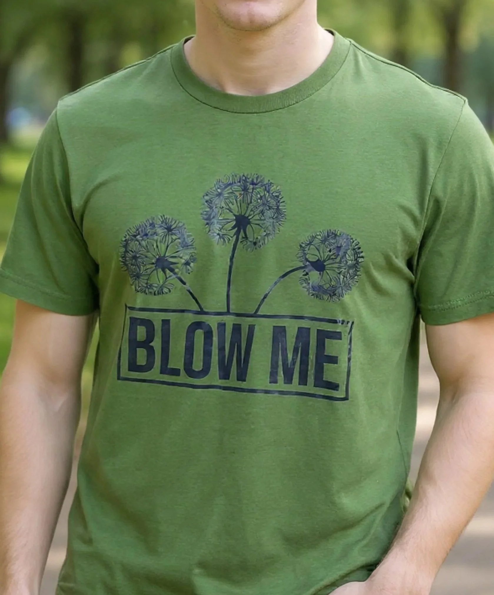 “Blow Me” Dandelion Tee