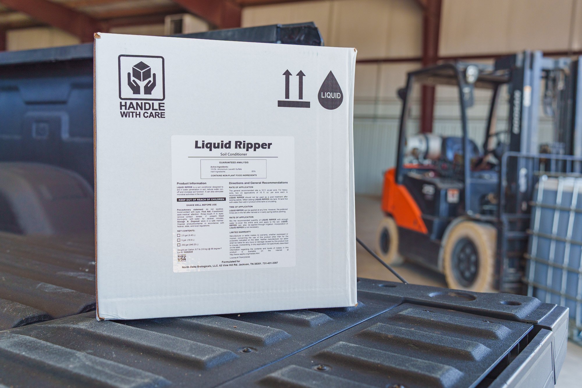 box of liquid ripper product