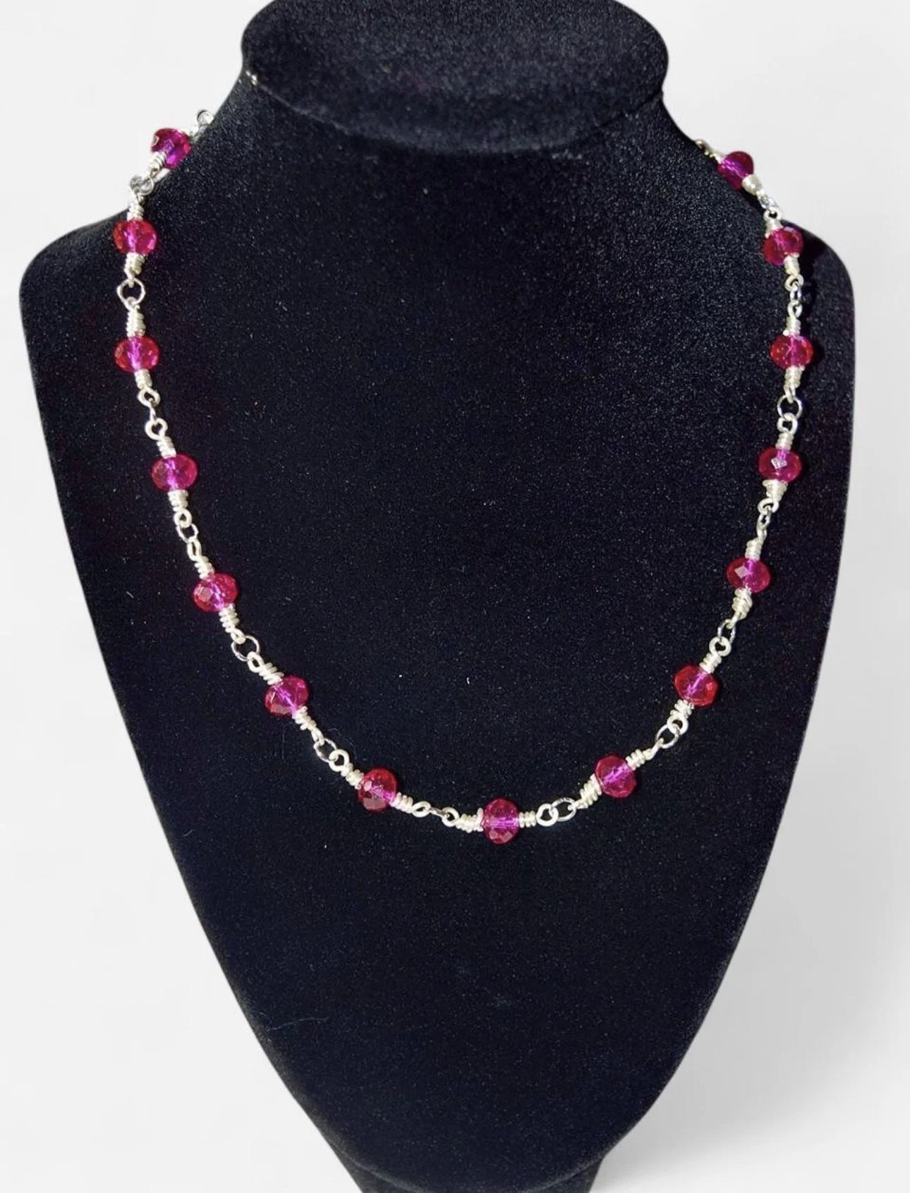Pink Stardust necklace