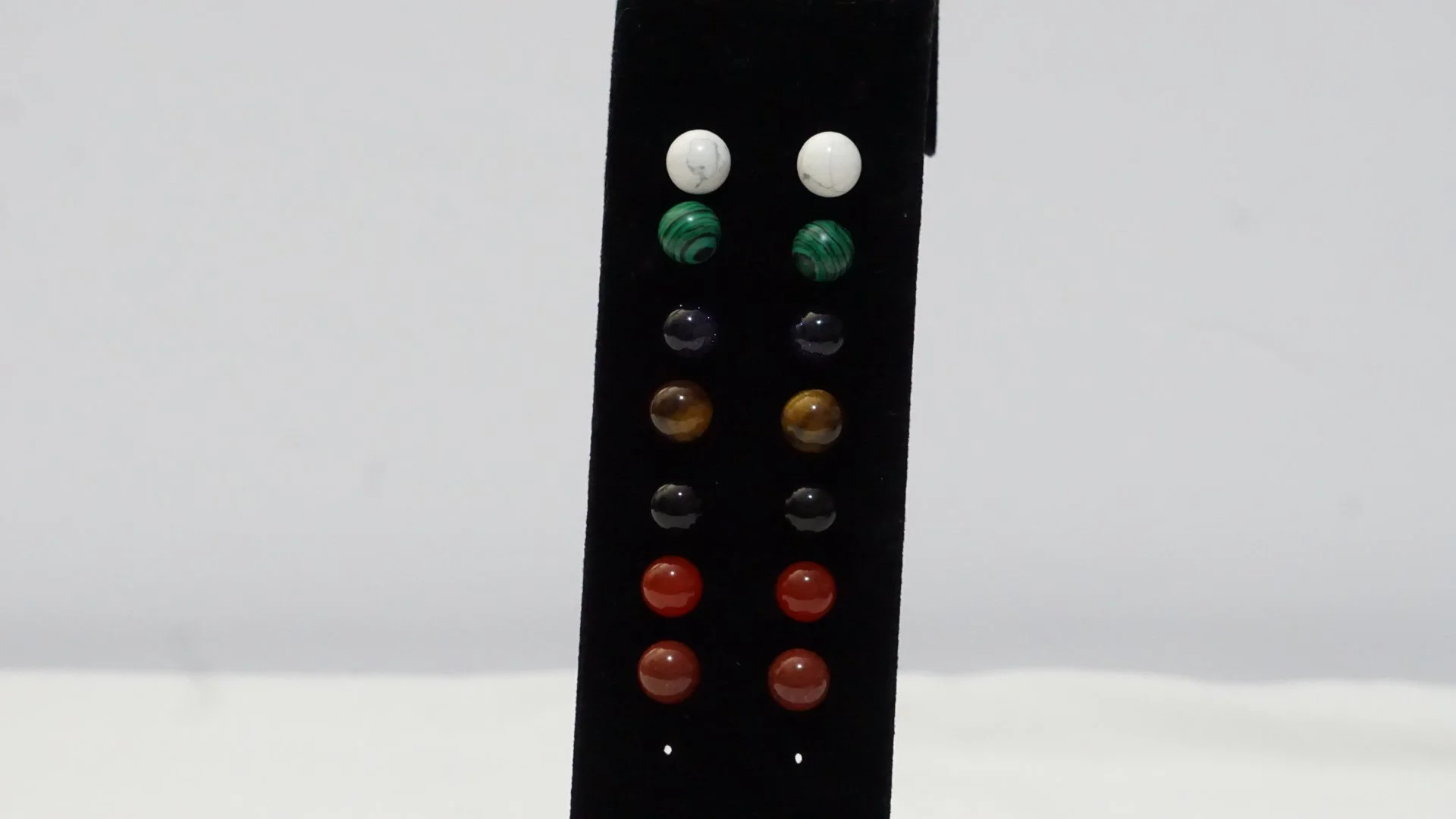 Round Stone Earrings