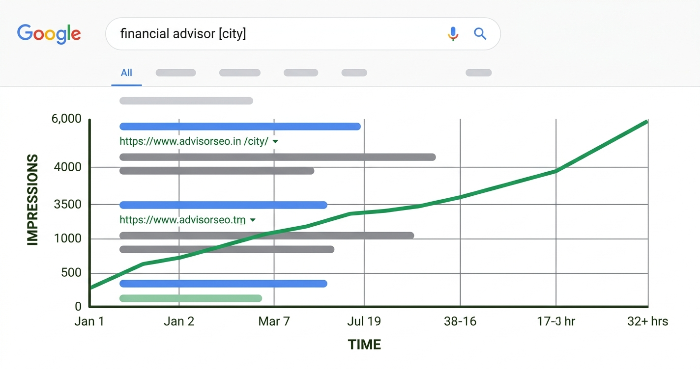 How to Increase Impressions on Google for Advisor Keywords