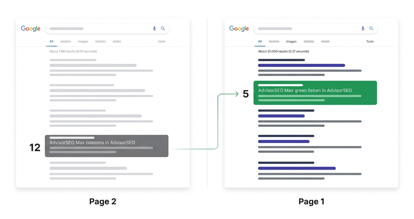 Page Stuck on Page 2: How Advisors Break Into Page 1