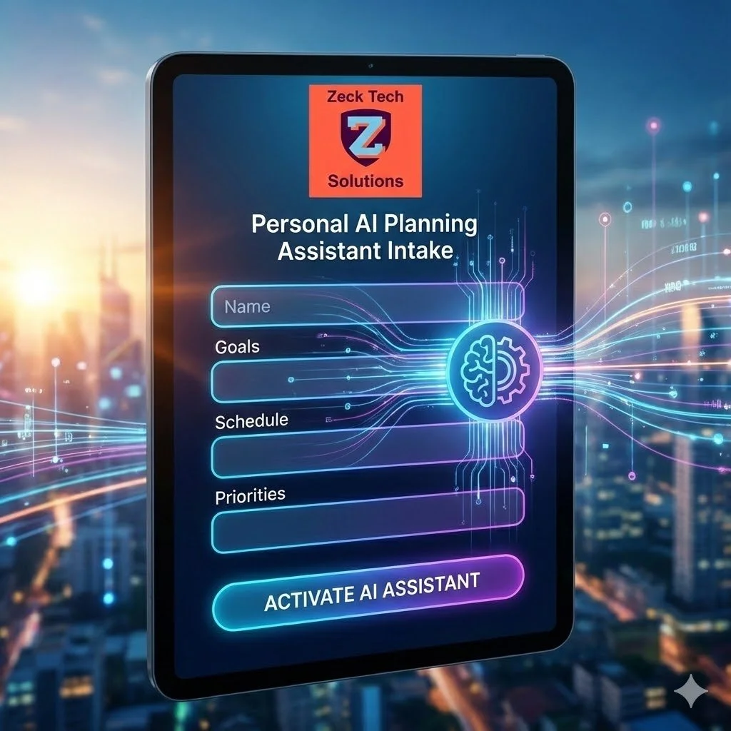 Personal AI Planning Assistant:  One-Time Setup. No Monthly Fees.