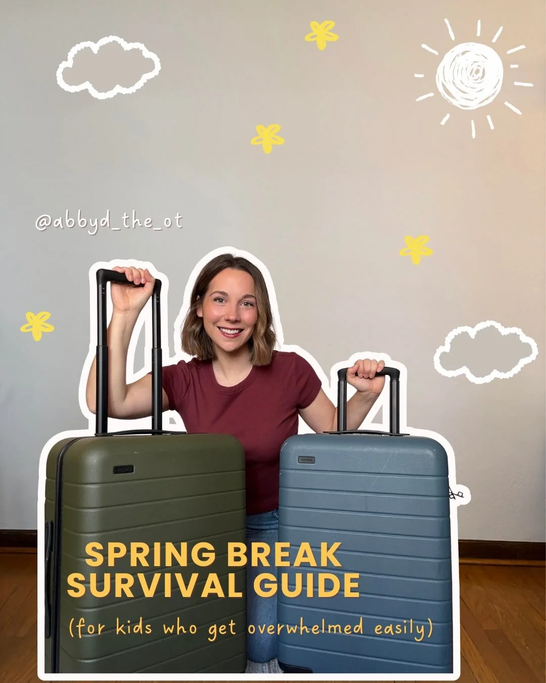 Spring Break can be exciting&hellip;but it can also be a sensory overload for some kids. ✈️
New environments
Busy travel days
Changes in routine
Lots of stimulation 
If your child gets overwhelmed easily, these simple OT informed strategies can help 