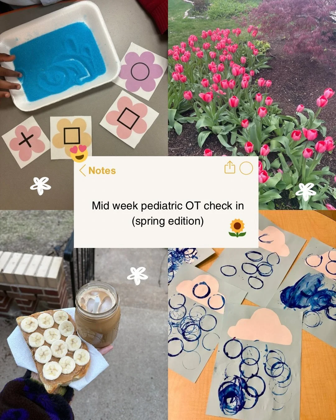 Spring has entered the chat (&amp; the OT room) ☔️🌷