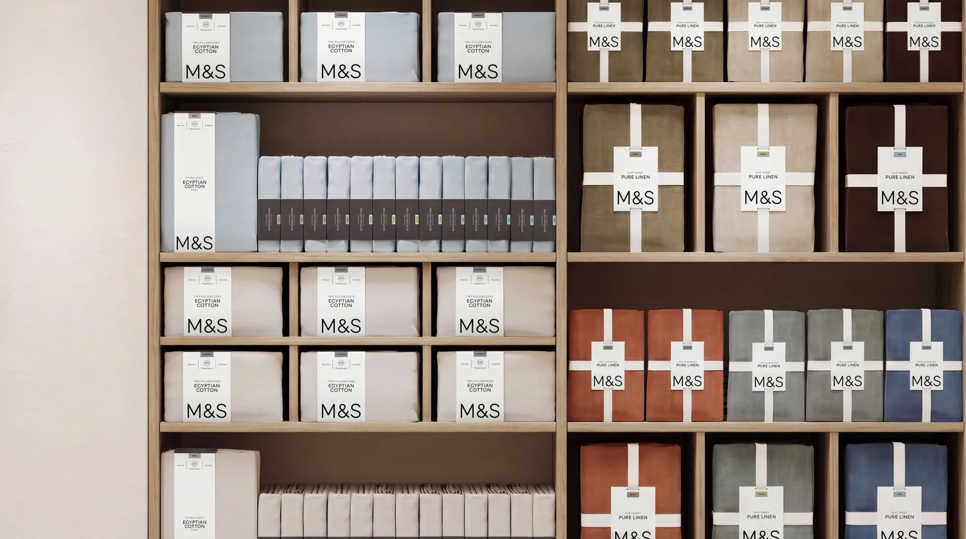 M&S packaging showing restrained premium design