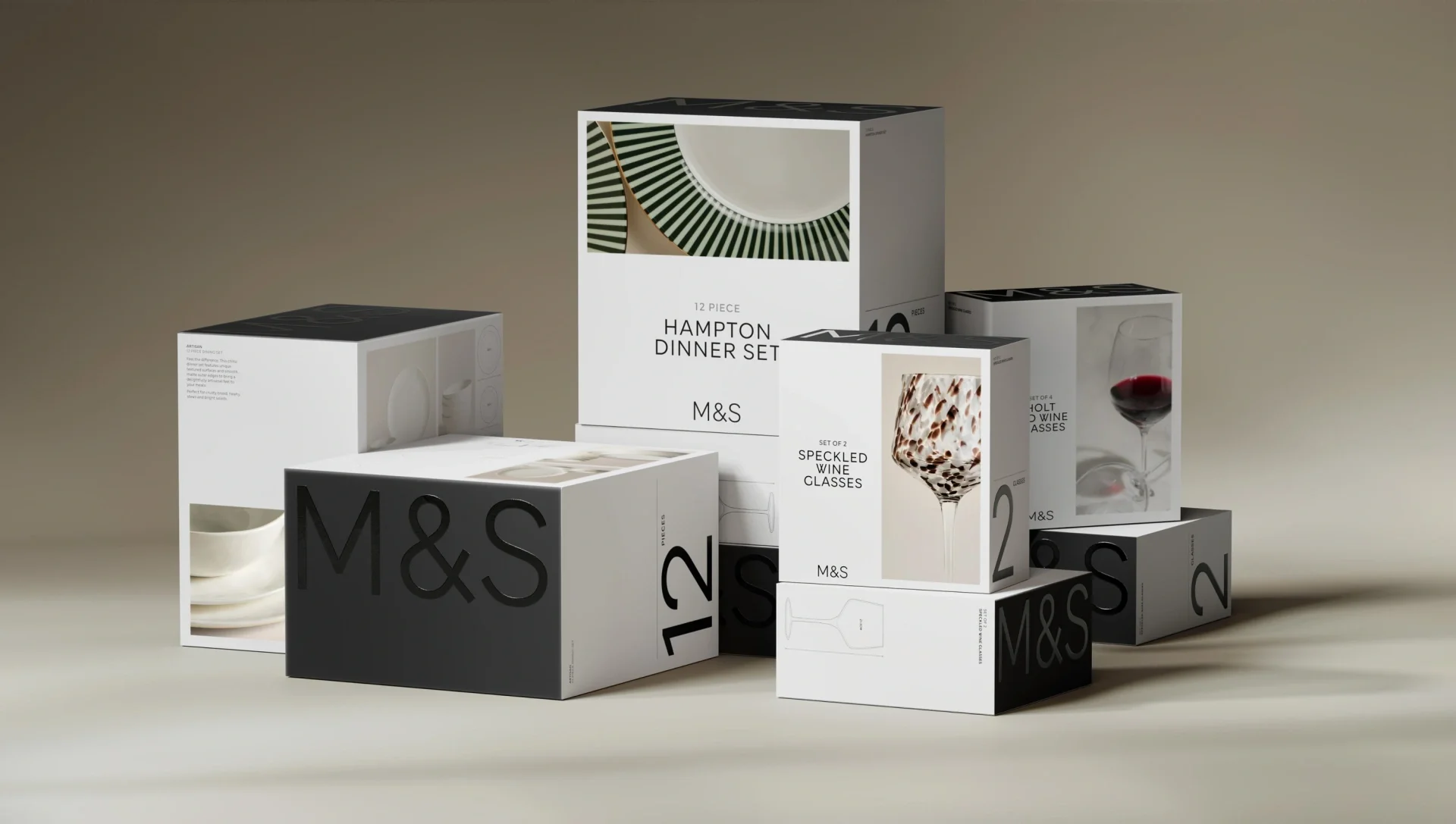 M&S packaging showing restrained premium design