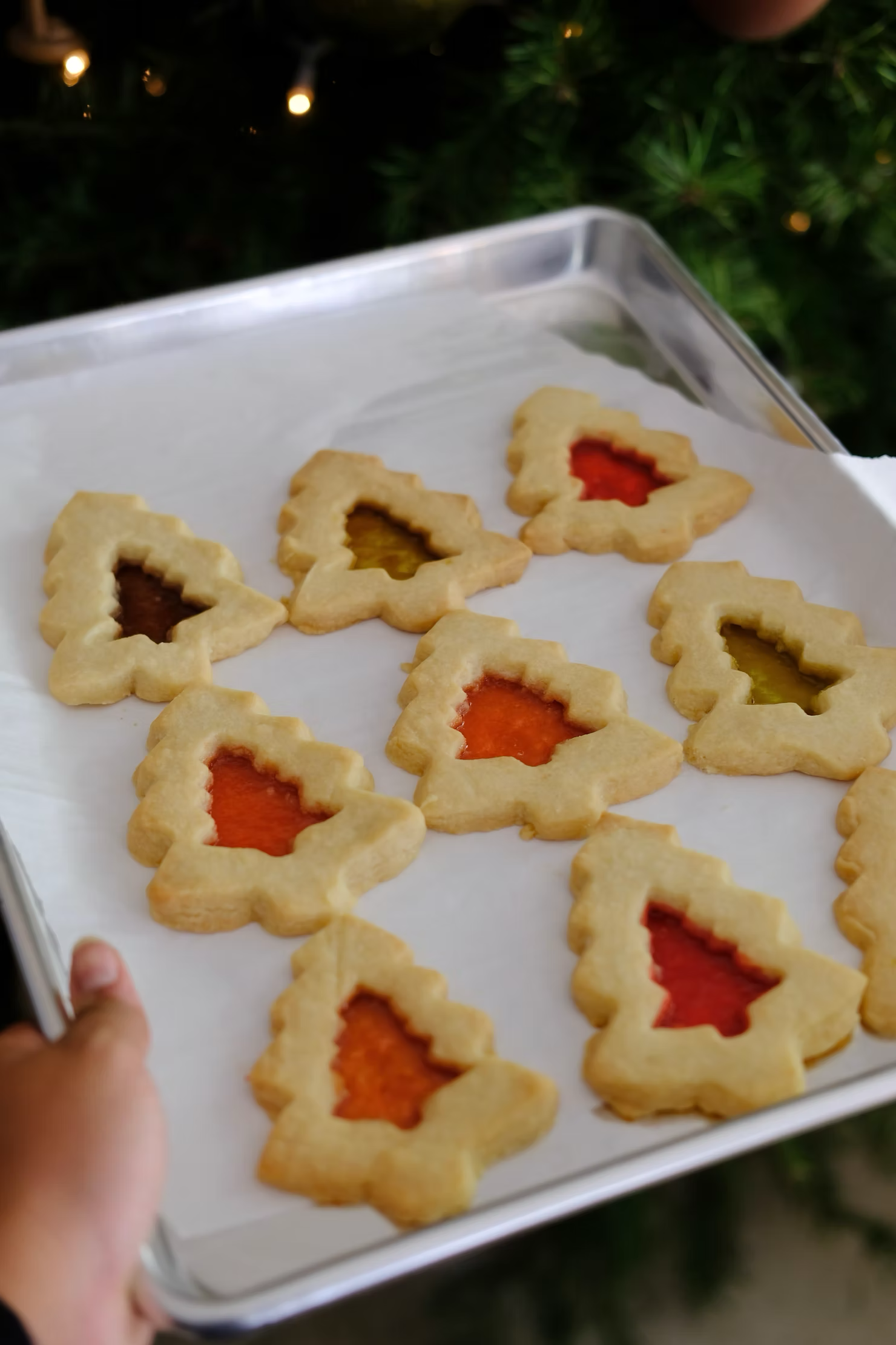 Stained Glass Window Shortbread Cookies