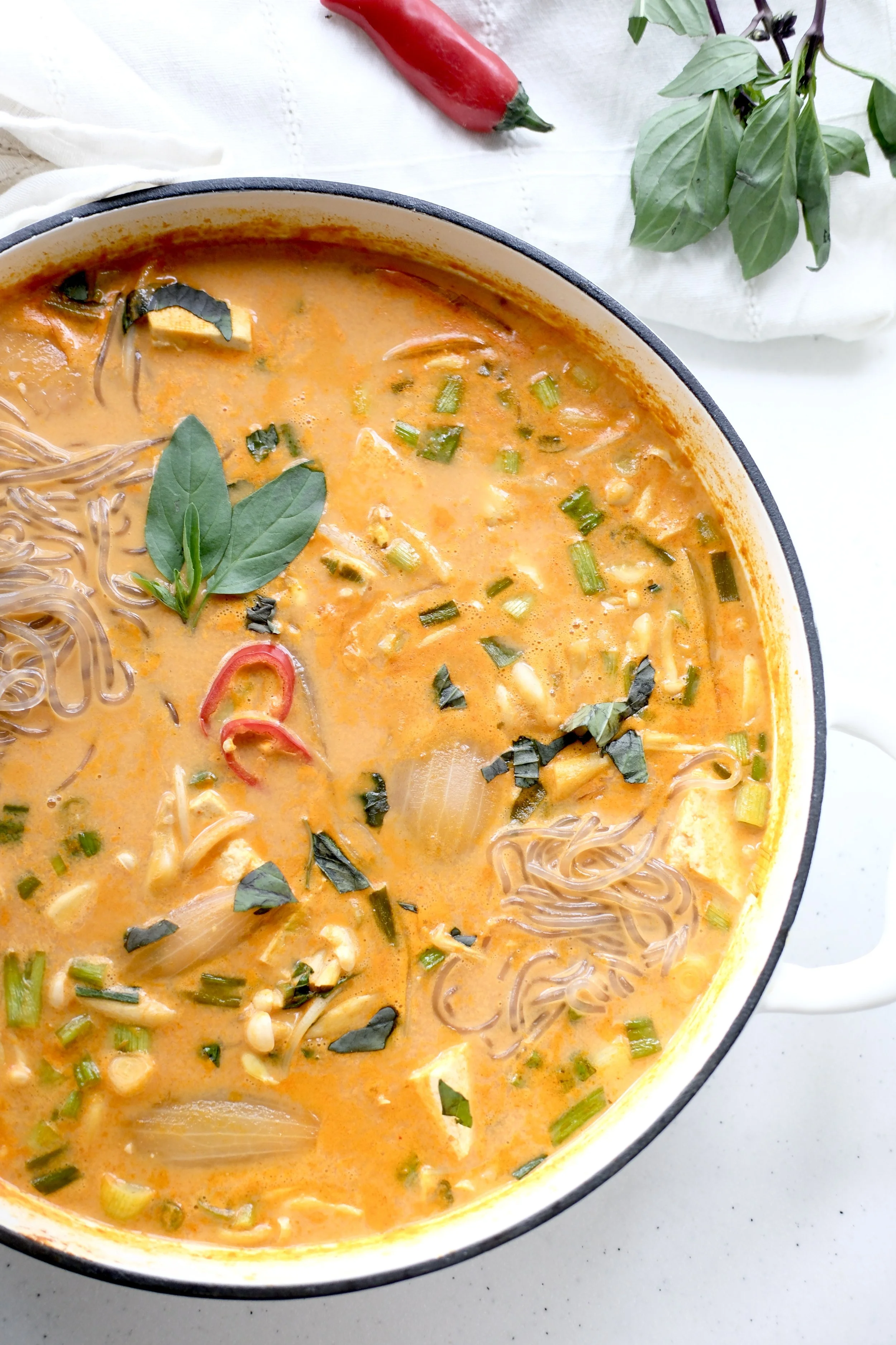 Spicy Tom Kha Noodle Soup