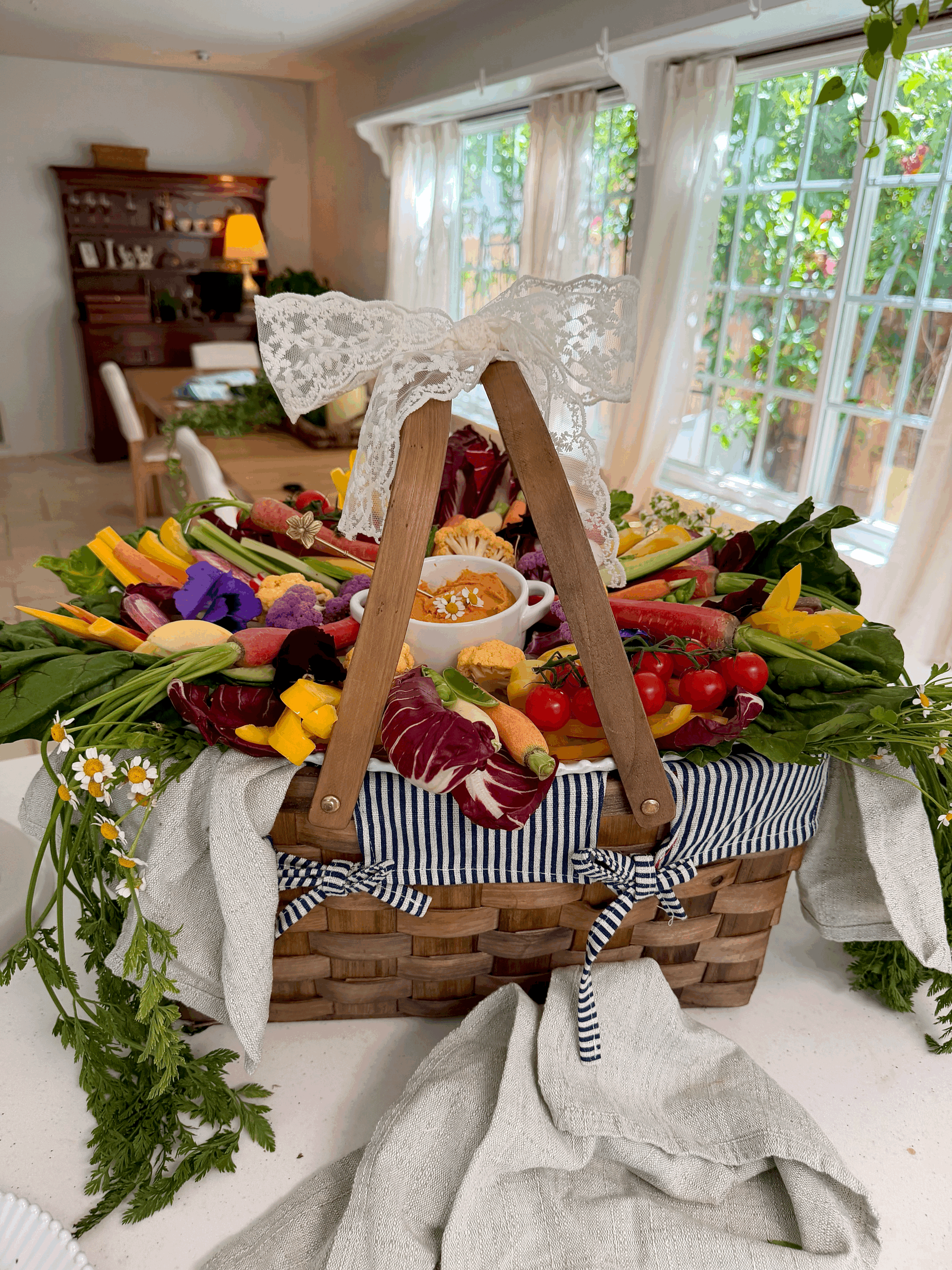 Harvest Basket Crudités