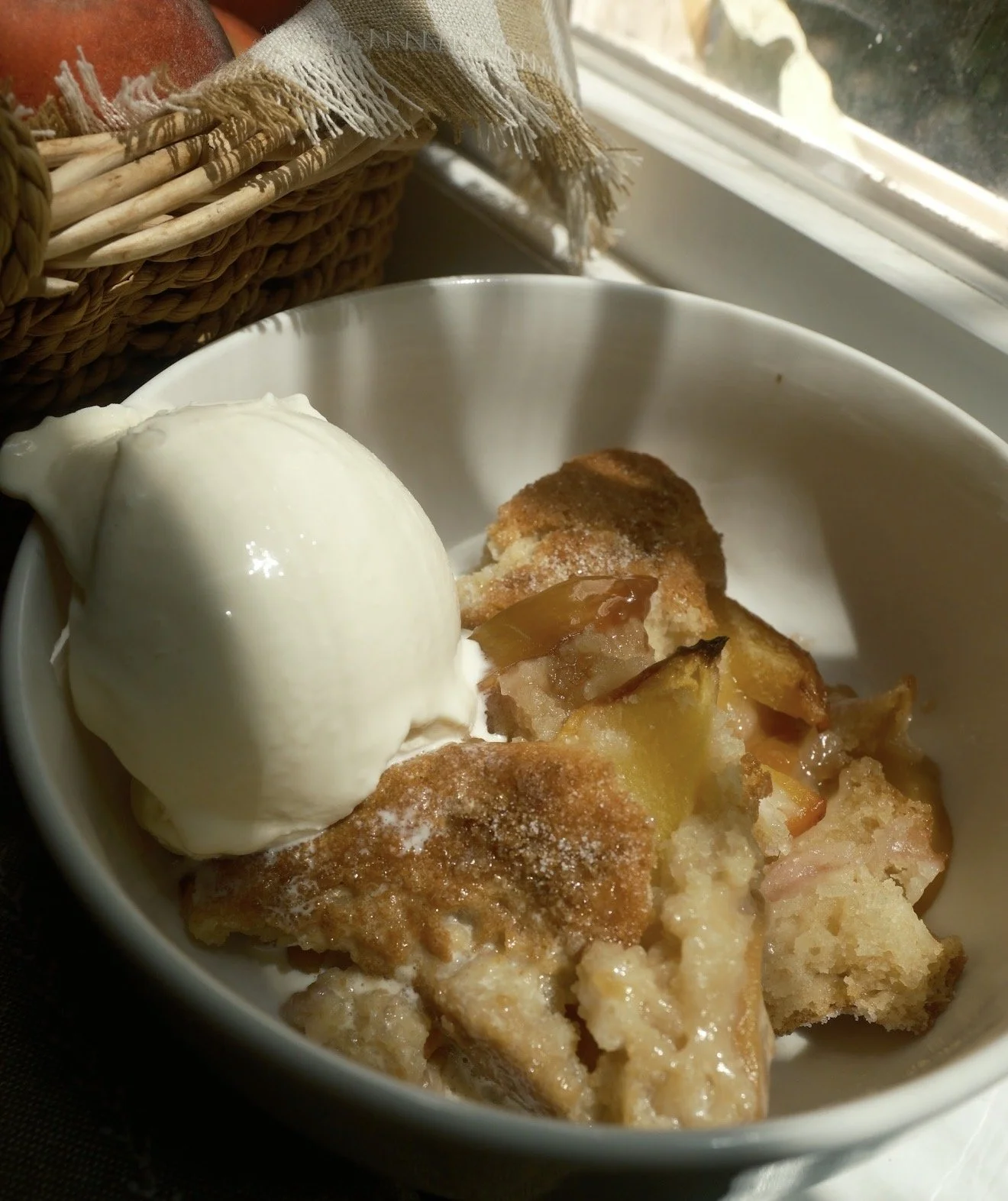Brown Butter Peach Cobbler
