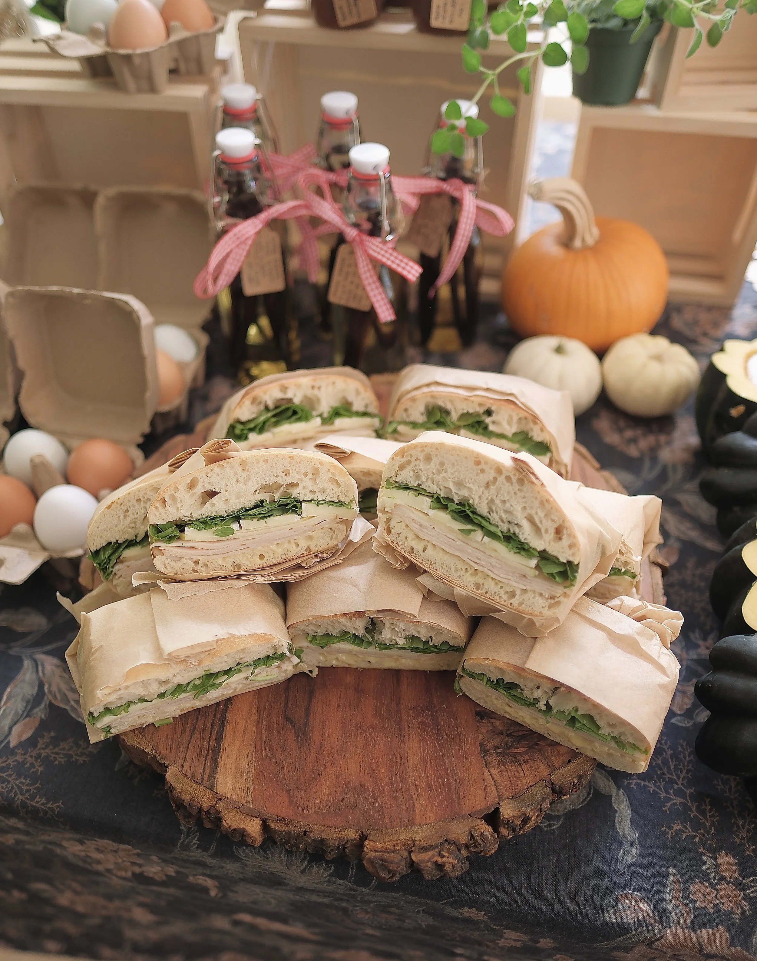 Eli’s Turkey, Brie &amp; Apple Sandwiches