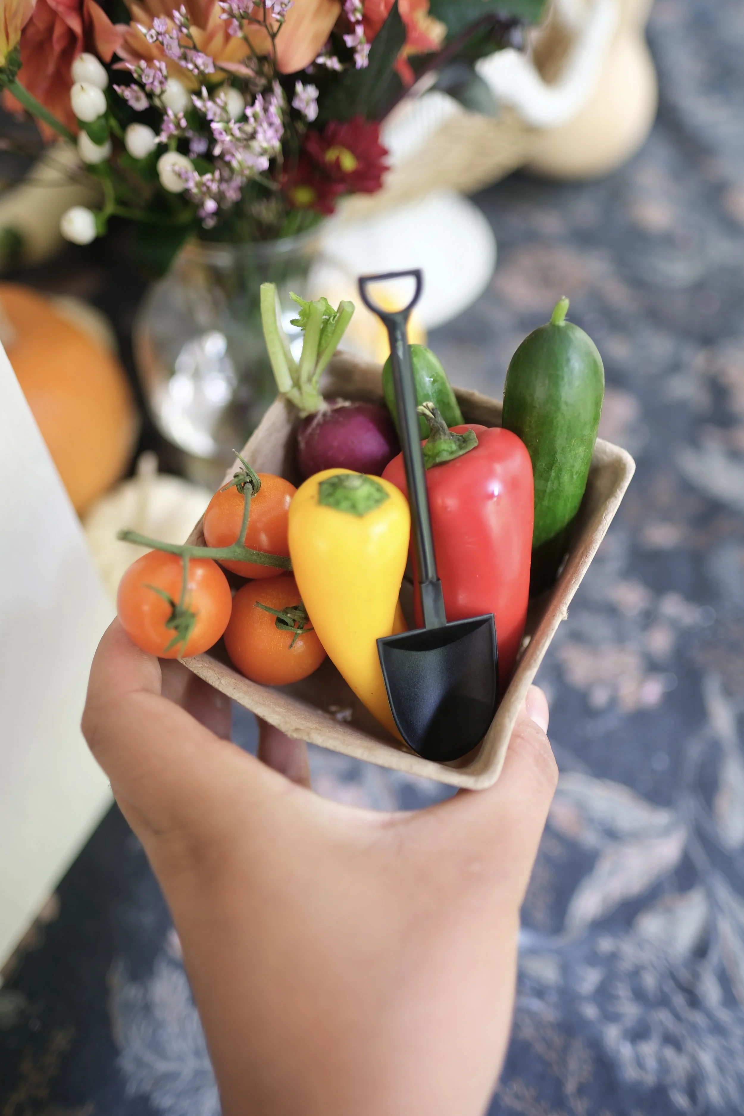 Mini Farmers Market Veggie Baskets