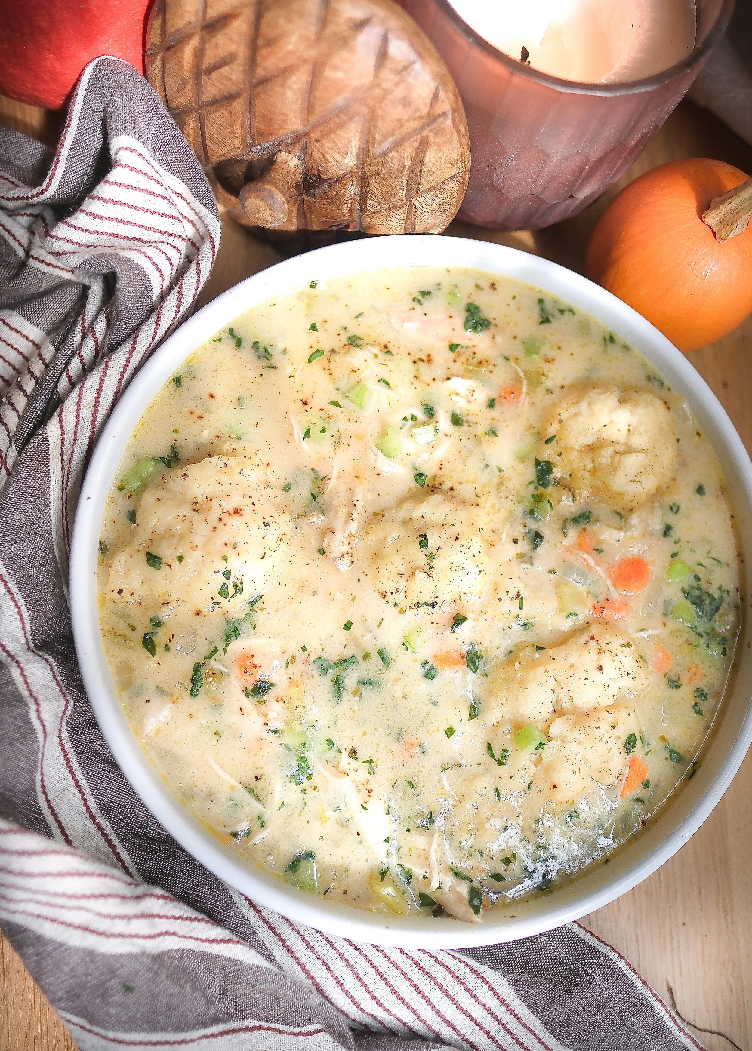 Comforting Chicken And Dumplings