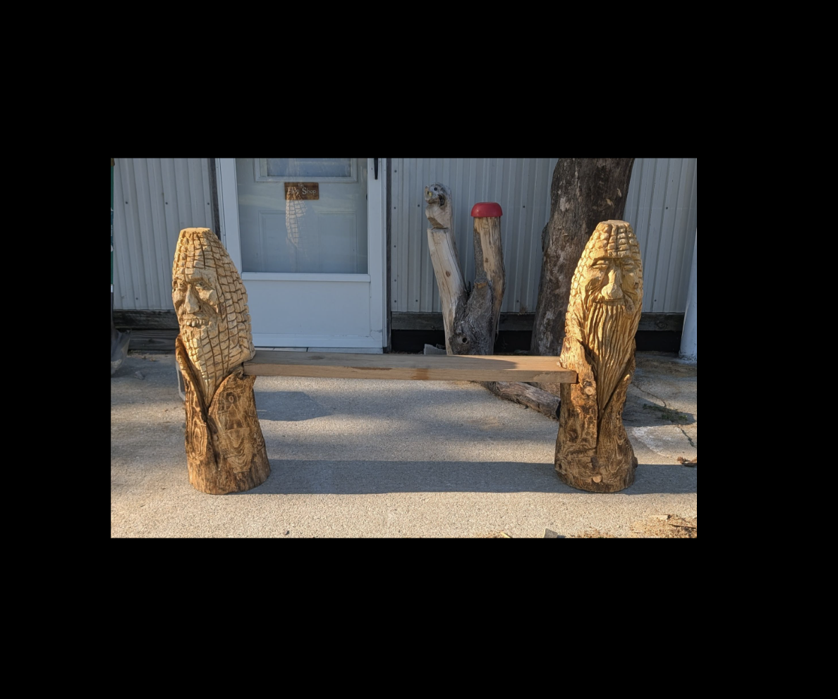 Corn Hat Rack Boot Bench