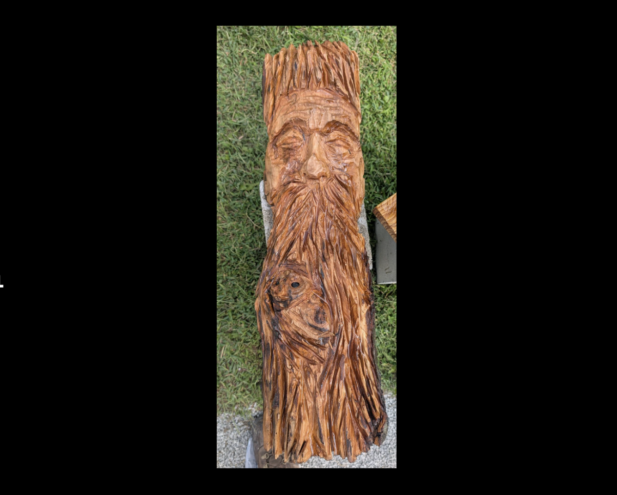 Wood Spirit Wall Hanger