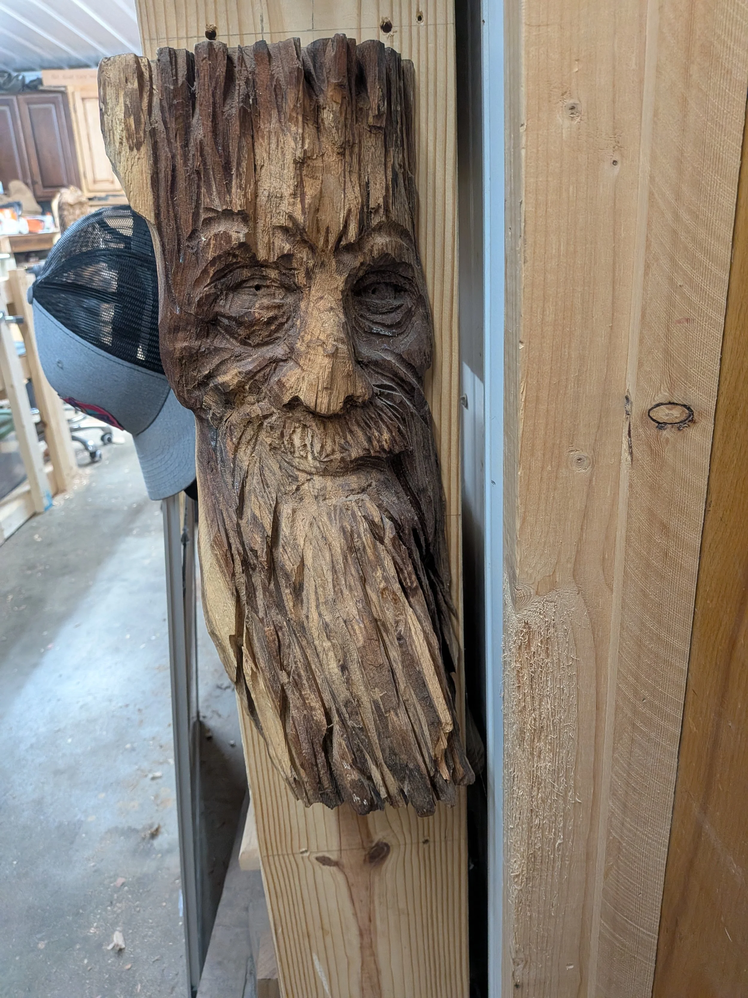 Wood Spirit Wall Hanger