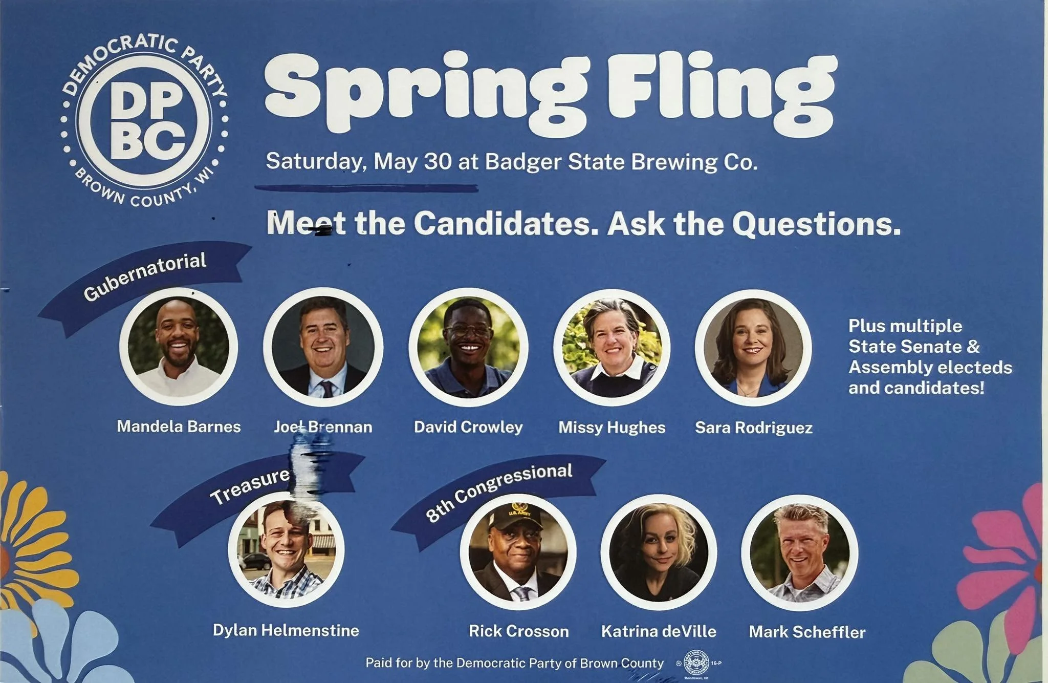 Brown County Dems Spring Fling!