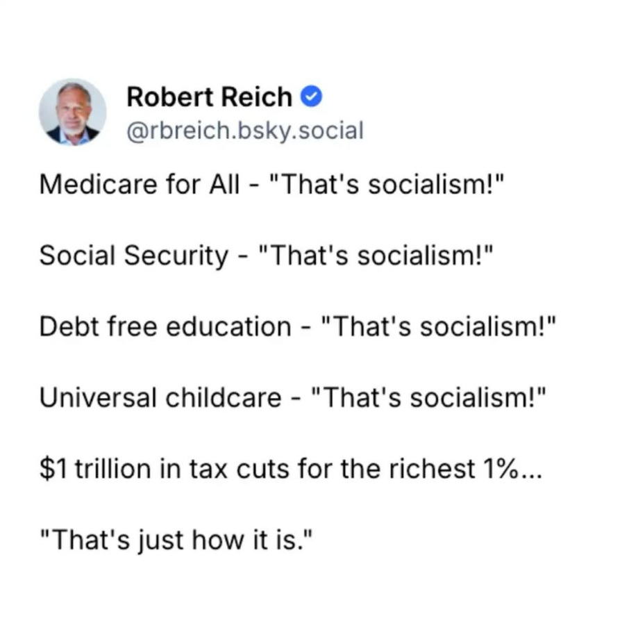 When was a trickle ever supposed to be good enough?