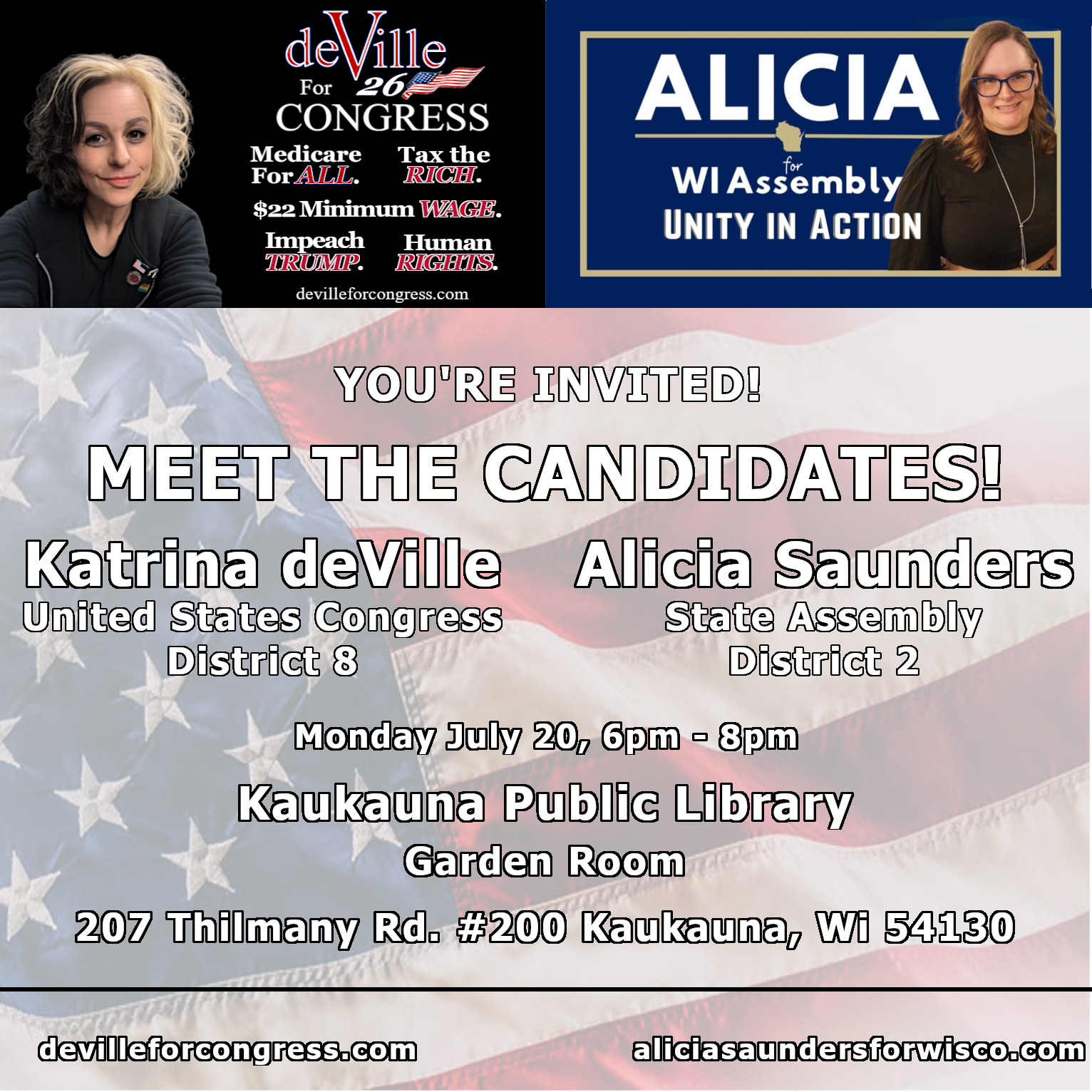 Meet the Candidates with Alicia Saunders!