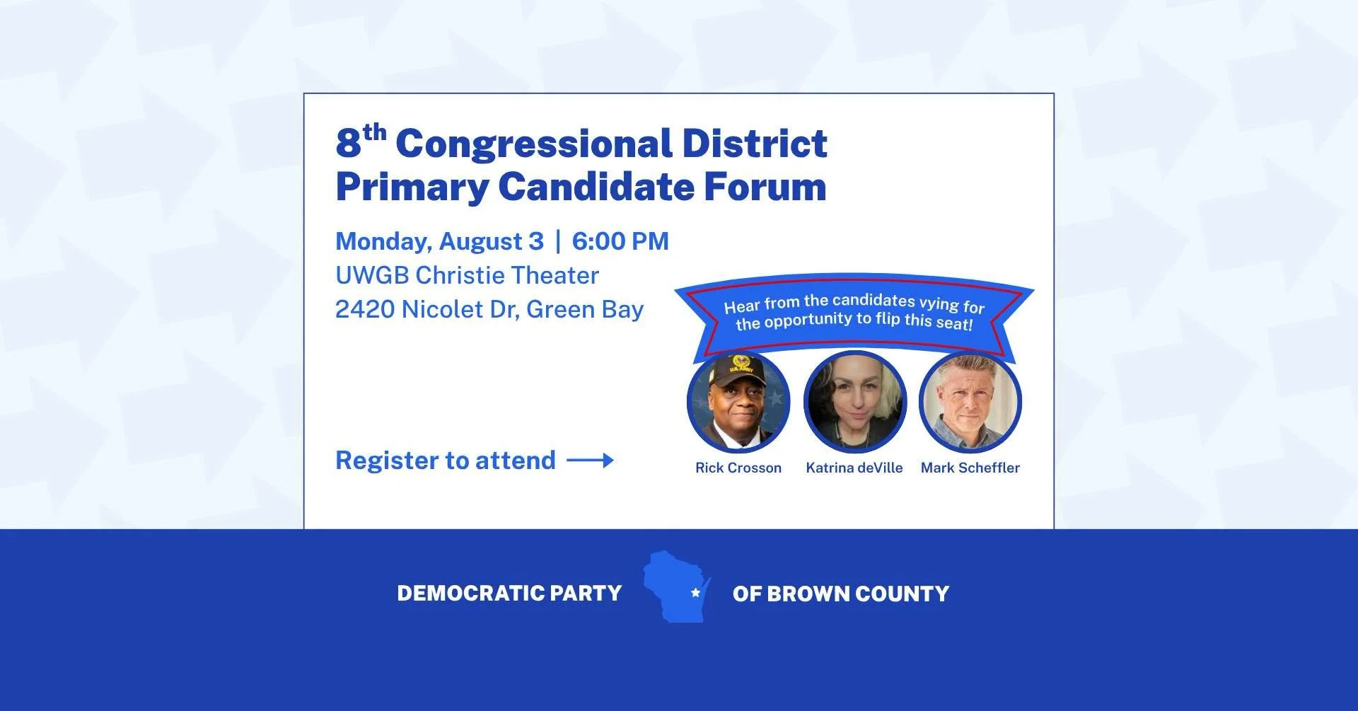 Brown County 8th Congressional District Forum!