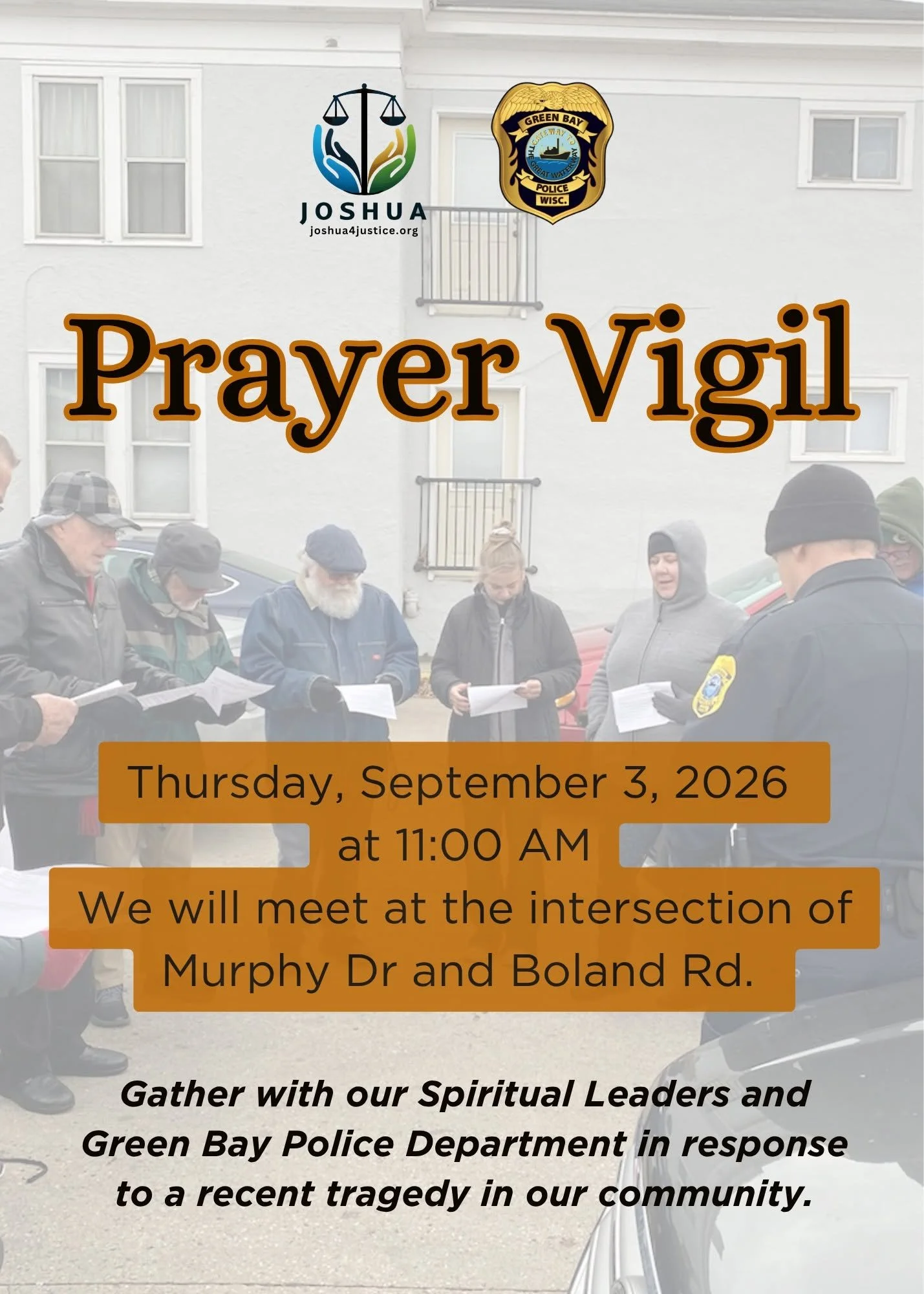 Green Bay Prayer Vigil for Hunter Rae Posey