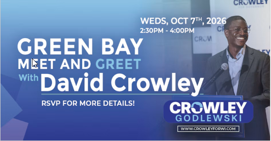 Green Bay Meet & Greet with David Crowley!