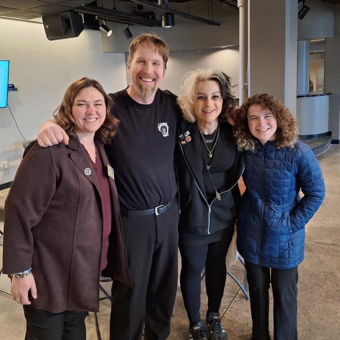 Ripon College with the Wisconsin College Dems, Mike Heidenreich, Amanda Bell and Megan from the Lawrence University Dems! 