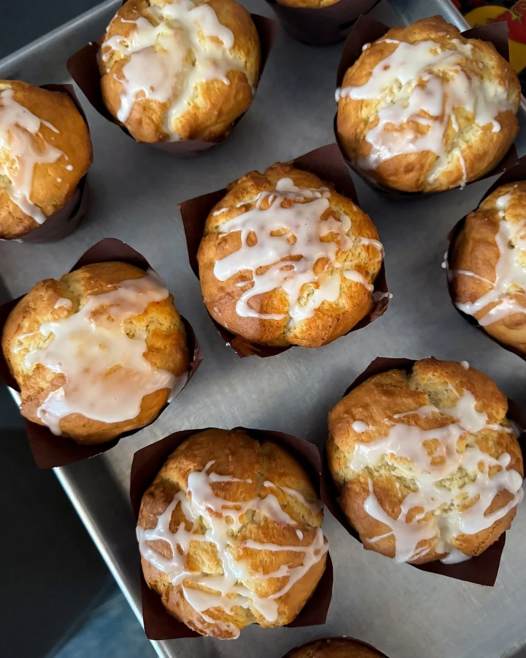 Fresh blueberry lemon muffins &gt;&gt;

📍 Inkwell Coffee House