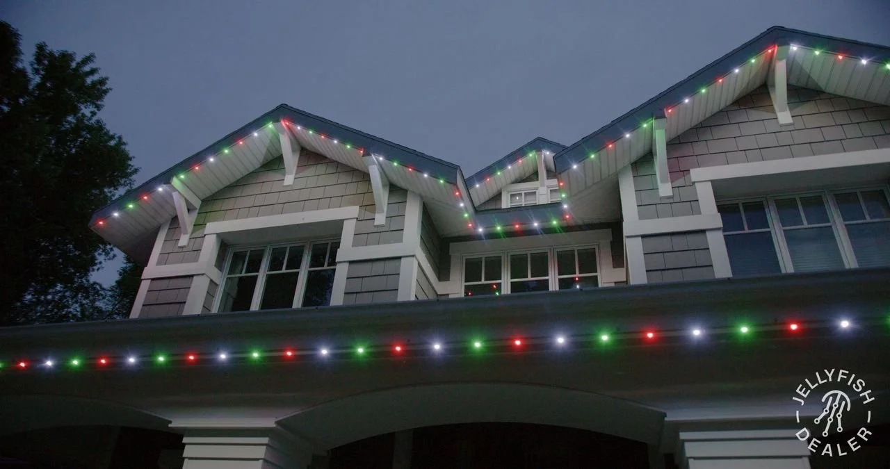 Discreet track installation offering elegant everyday lighting and high-impact event presets.