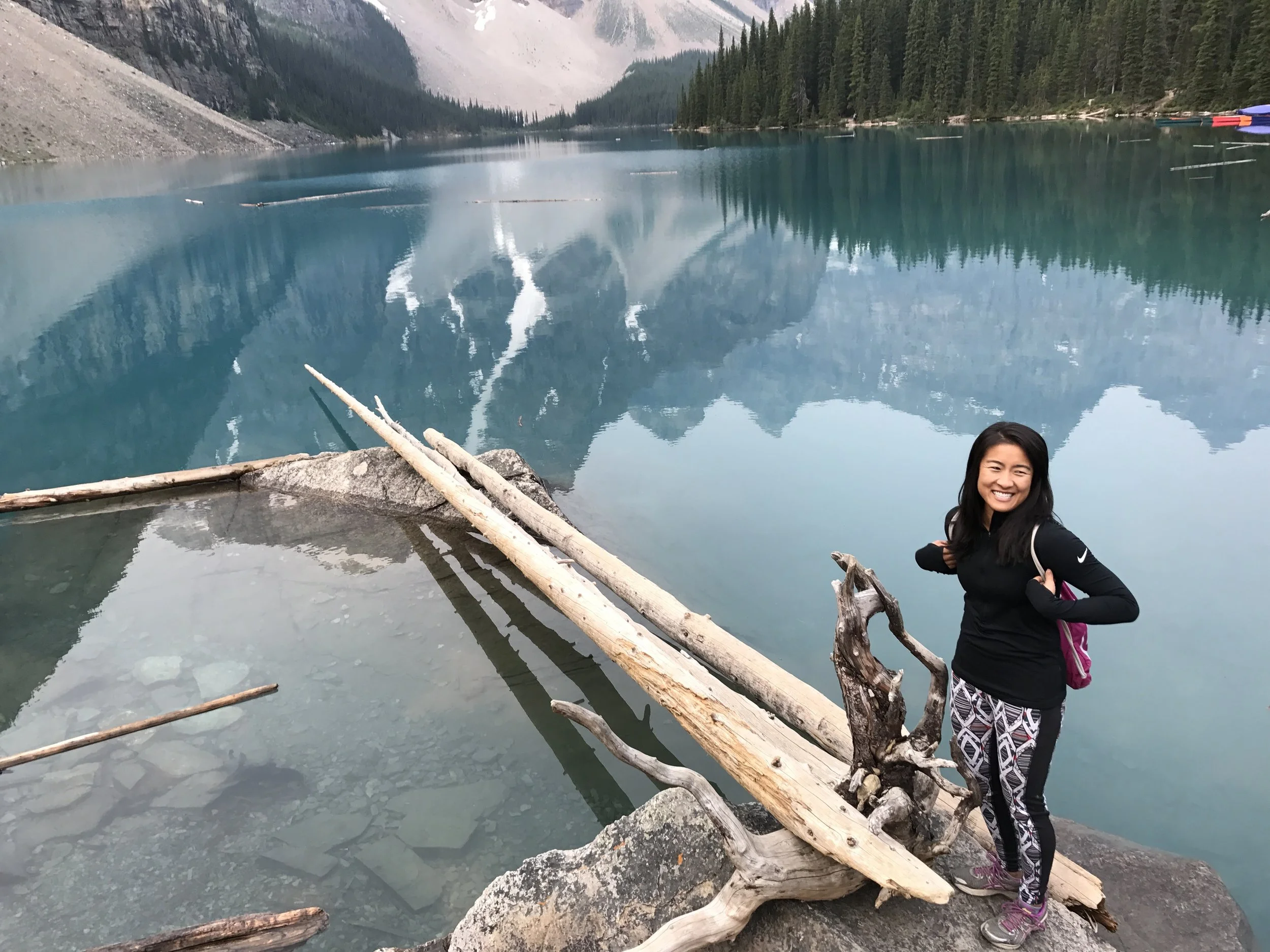 Founder and Functional Health Coach, Jessica Michie, while traveling in Canada.