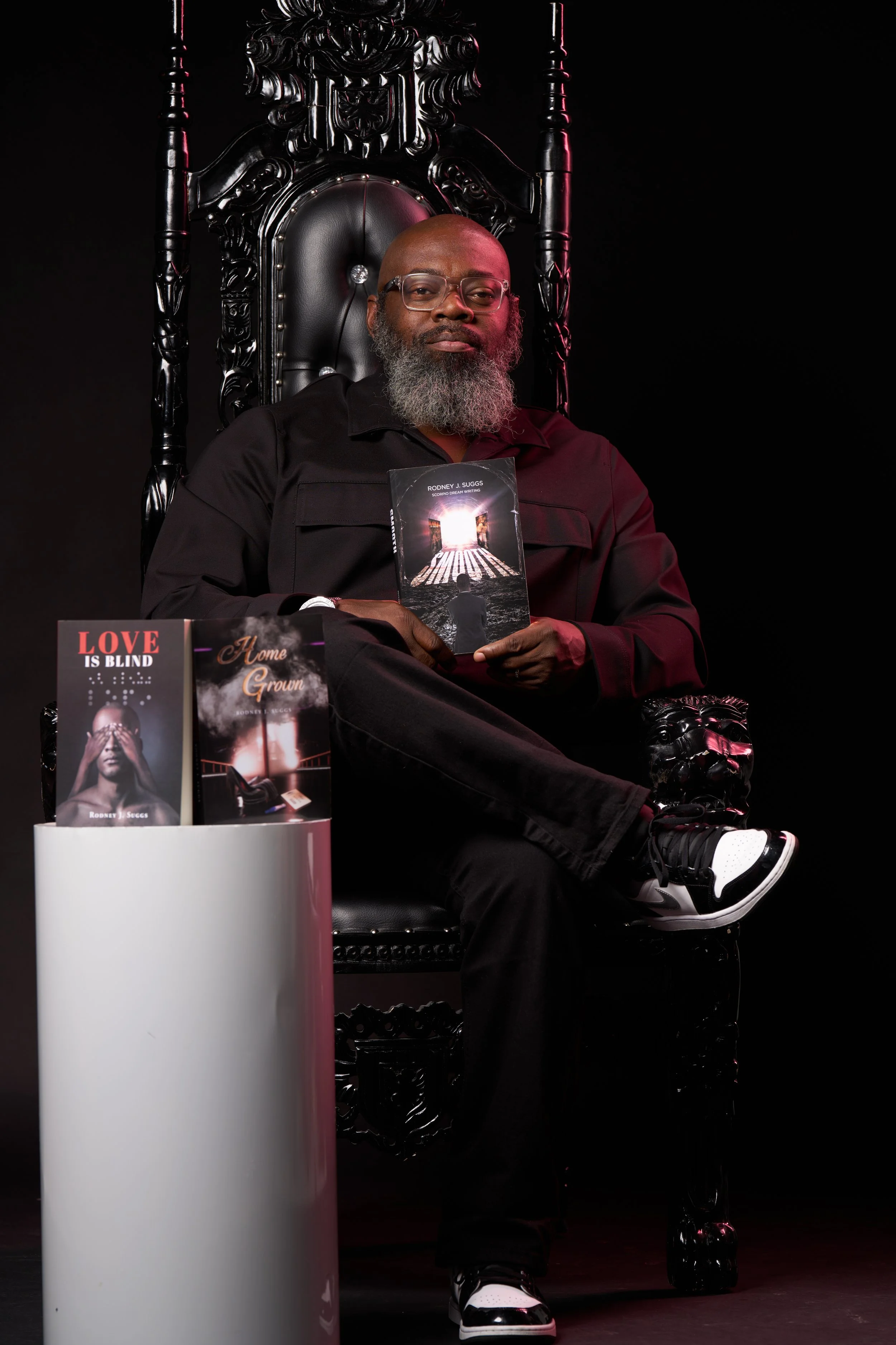 Kahlil ‘Smooth’ romance trilogy covers: Love Is Blind, Home Grown, Smooth.