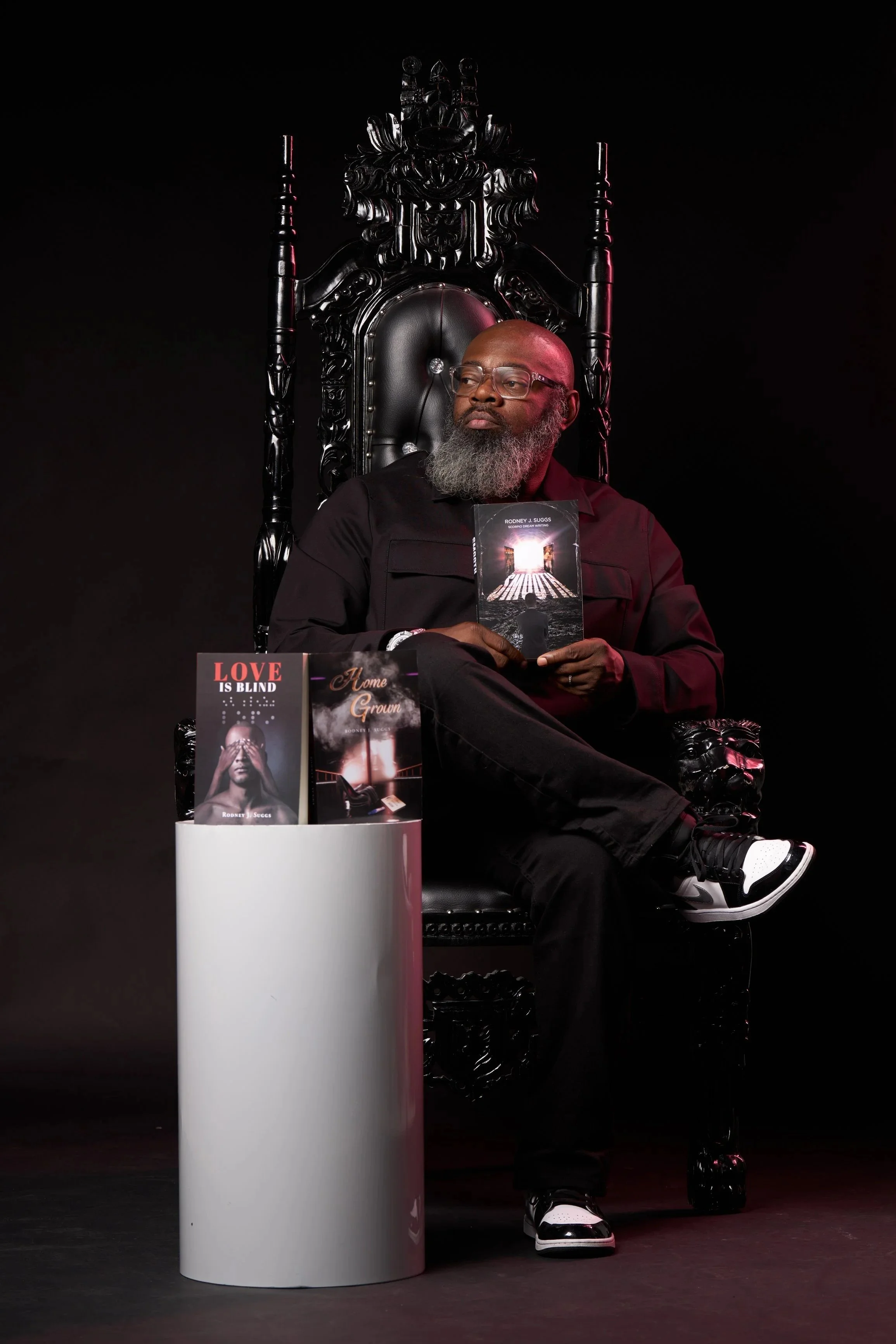 Kahlil ‘Smooth’ romance trilogy covers: Love Is Blind, Home Grown, Smooth.