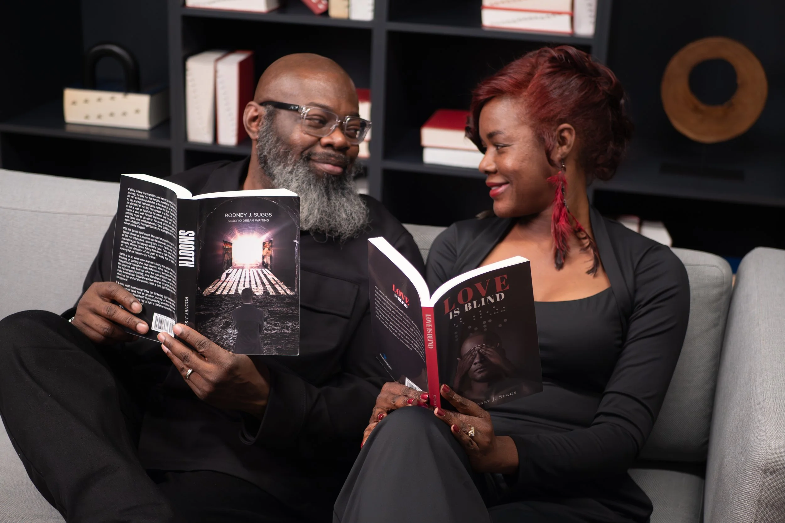 Three-book romance series — Love Is Blind Trilogy by Rodney J. Suggs.