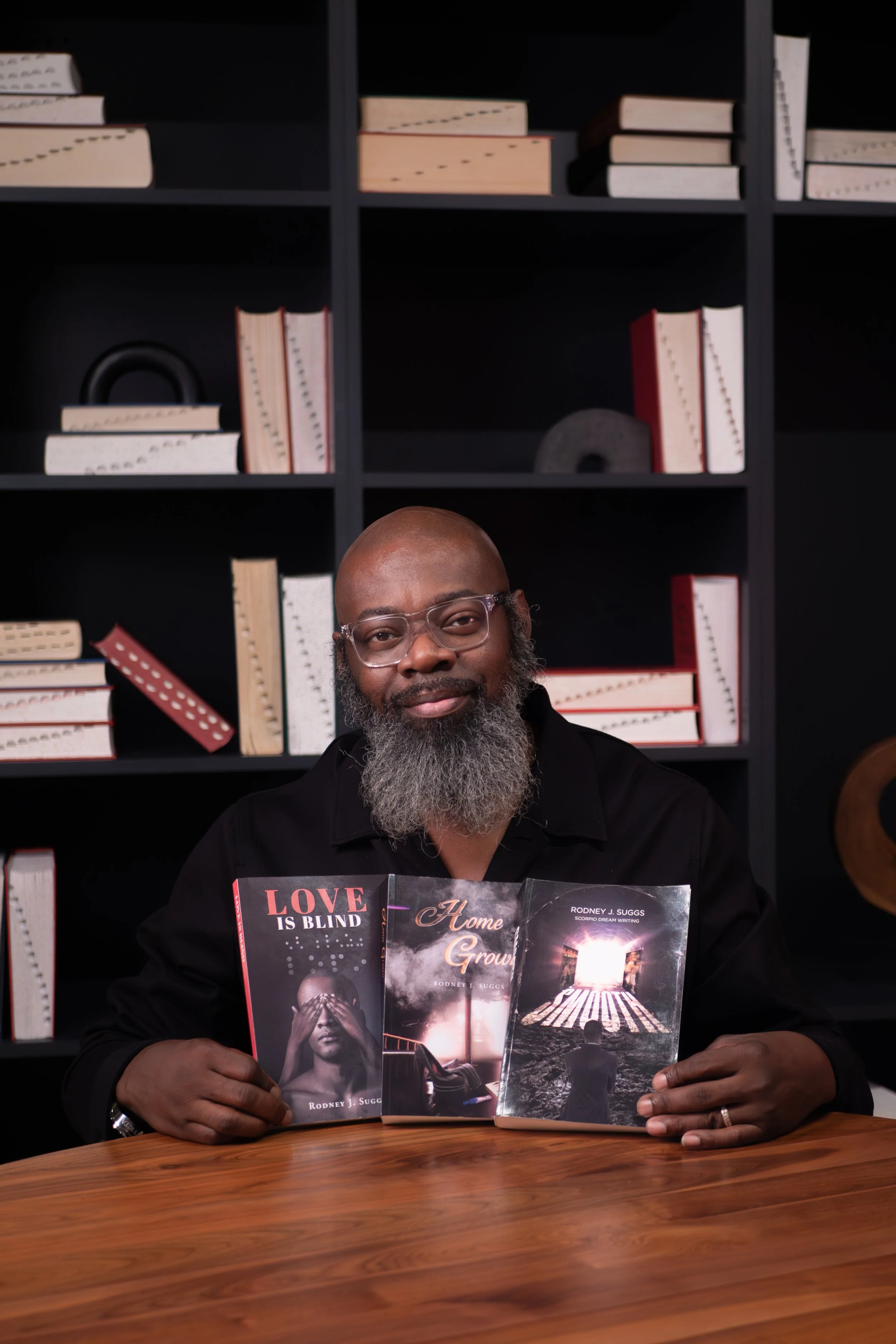 Kahlil ‘Smooth’ romance trilogy covers: Love Is Blind, Home Grown, Smooth.