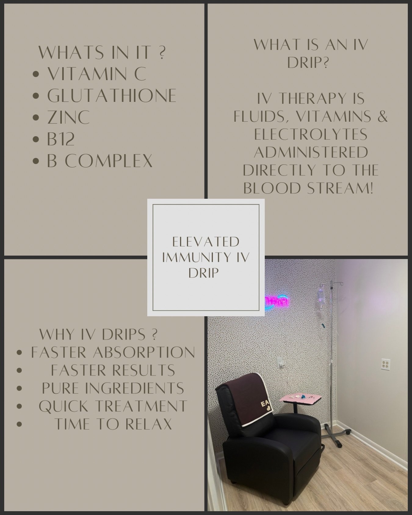 Boost your defenses from the inside out ✨

Our Elevated Immunity IV Drip is packed with essential vitamins and antioxidants to support immune health, hydration, and overall wellness&mdash;perfect for staying strong year-round. 💧💪

📍ELEVATED AESTHE