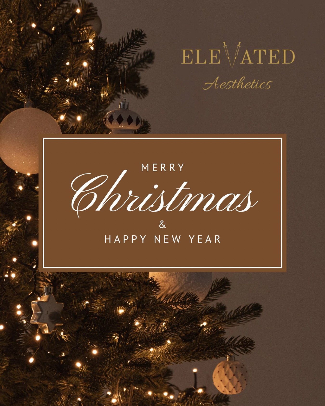 Merry Christmas from us to you 🎄✨

So grateful for the love, support, and trust you&rsquo;ve shown this year. Wishing you a holiday filled with joy, peace, and a little extra glow. Thank you for being part of our Elevated family 🤍